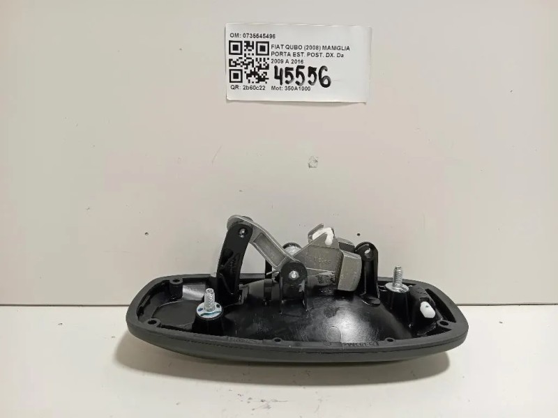Maniglia Porta EST POST DX 0735545496 Fiat QUBO 2008