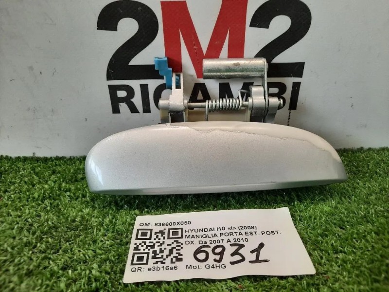 Maniglia Porta EST POST DX 836600X050 Hyundai I10 I 2008
