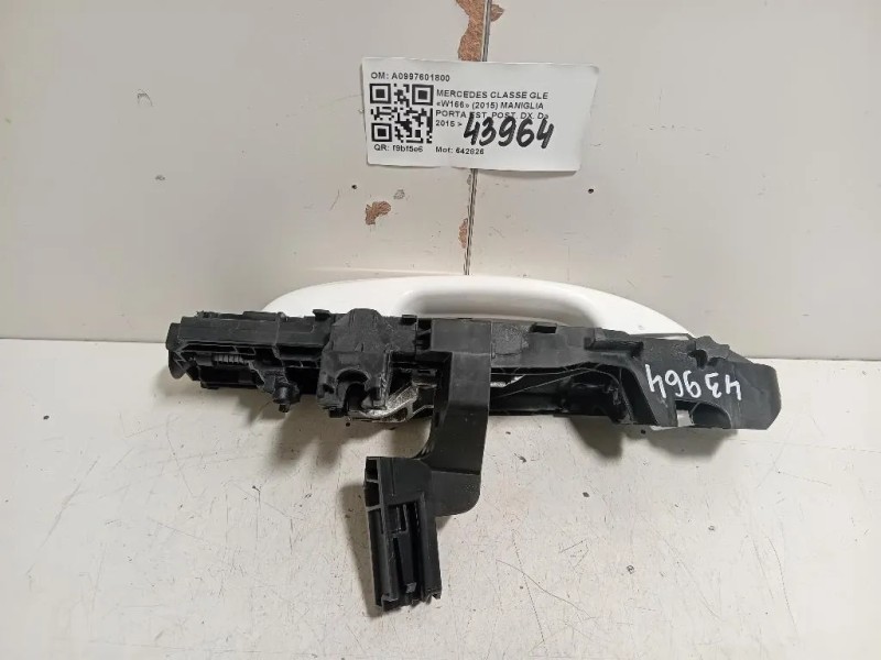 Maniglia Porta EST POST DX A0997601800 Mercedes Classe GLE W166 2015