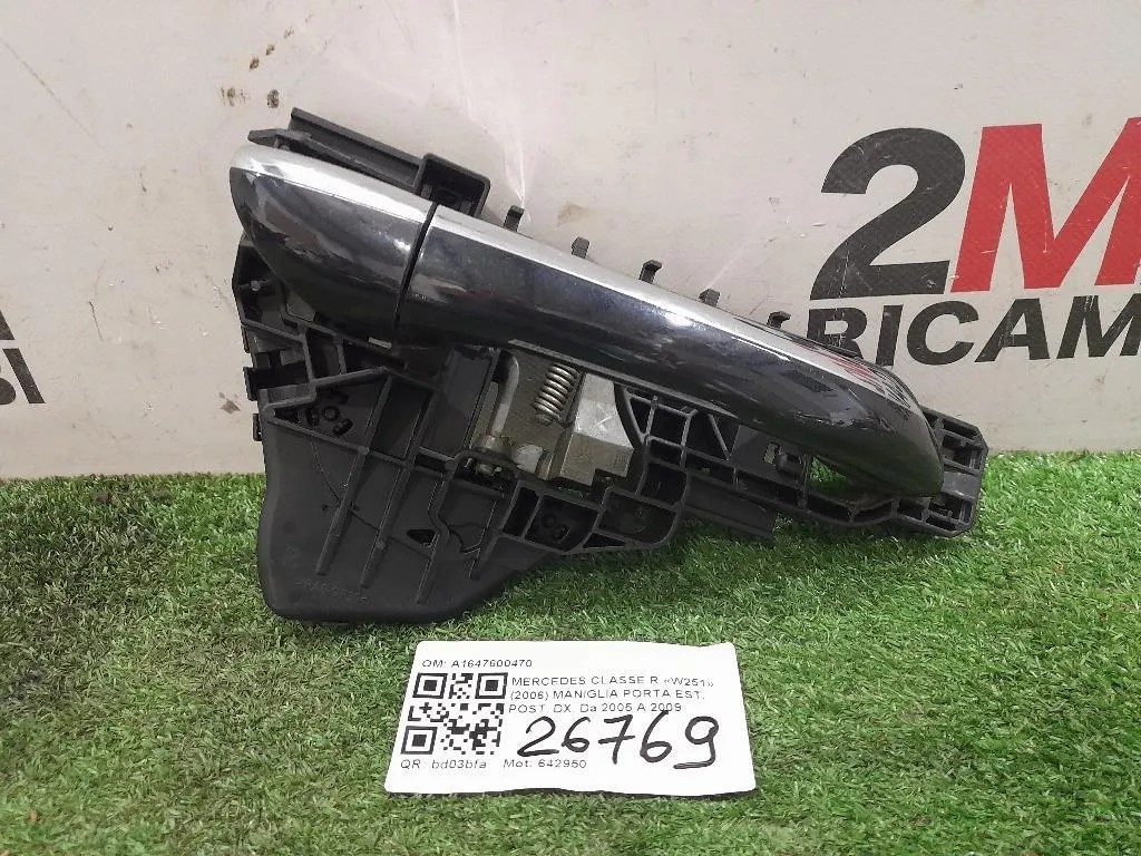 Maniglia Porta EST POST DX A1647600470 Mercedes Classe R W251 2006