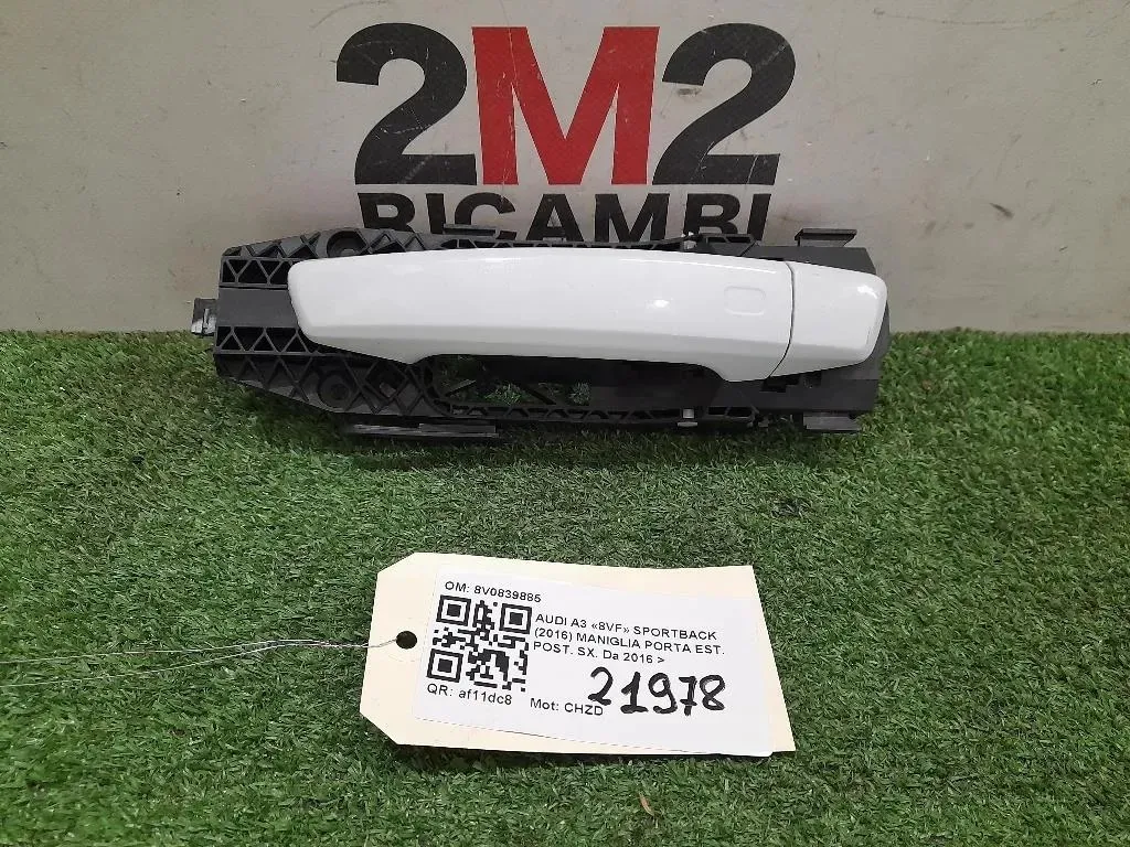 Maniglia Porta EST POST SX 8V0839885 Audi A3 8VF Sportback 2016