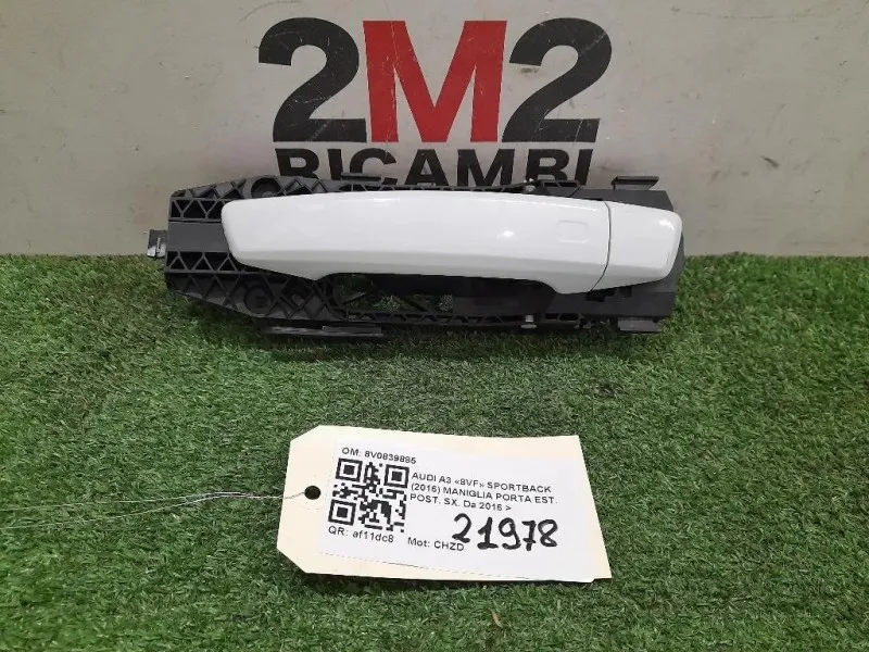 Maniglia Porta EST POST SX 8V0839885 Audi A3 8VF Sportback 2016