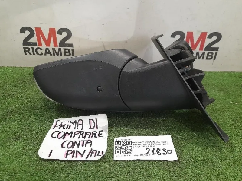 Retrovisore Esterno ANT SX 12523140 Renault Mégane III 2009