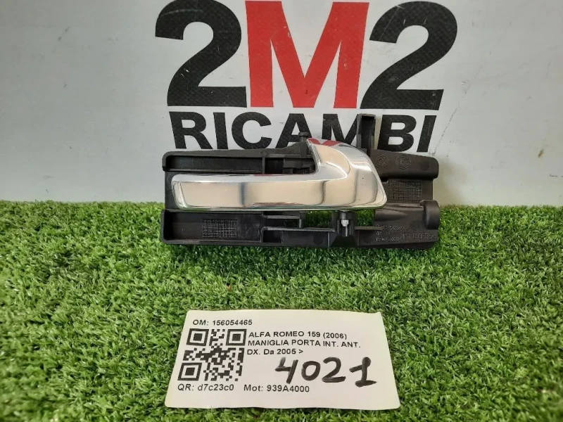 Maniglia Porta INT ANT DX 156054465 Alfa Romeo 159 2006