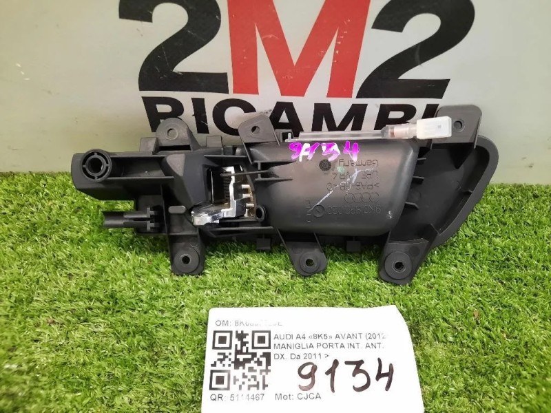 Maniglia Porta INT ANT DX 8K0837020E Audi A4 8K5 Avant 2012