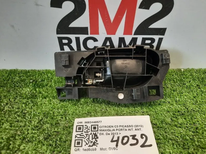 Maniglia Porta INT ANT DX 9683446577 Citroen C3 Picasso 2013
