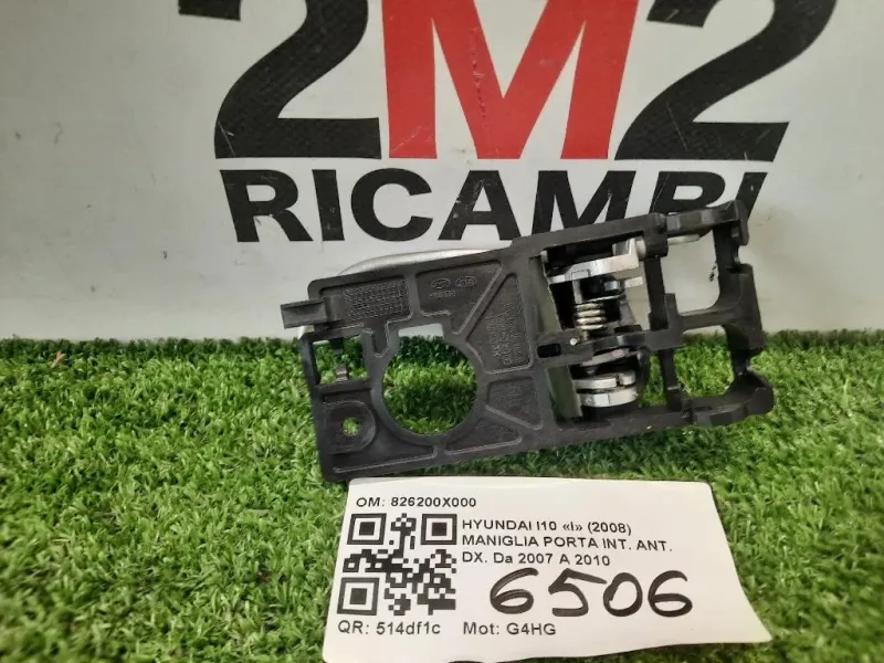 Maniglia Porta INT ANT DX 826200X000 Hyundai I10 I 2008