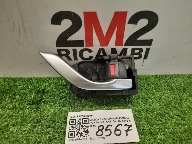 Maniglia Porta INT ANT DX BJV558330B Mazda 3 III 2014