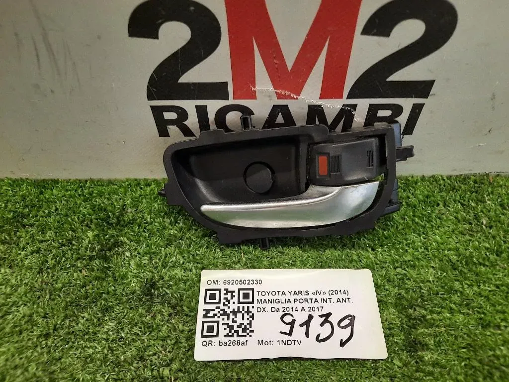 Maniglia Porta INT ANT DX 6920502330 Toyota Yaris IV 2014
