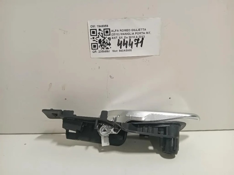 Maniglia Porta INT ANT SX MANIGLIA INTERNA ORIGINALE Alfa Romeo Giulietta 2010
