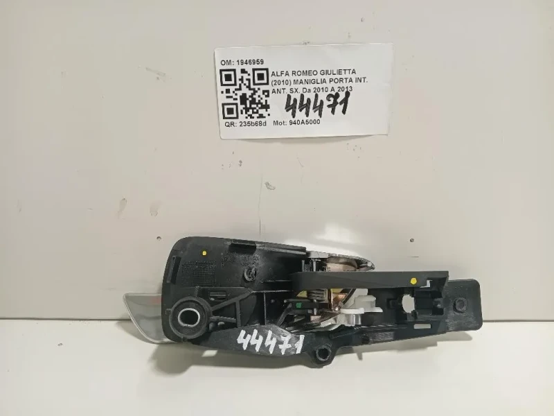 Maniglia Porta INT ANT SX MANIGLIA INTERNA ORIGINALE Alfa Romeo Giulietta 2010