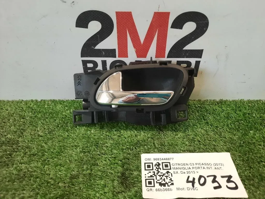 Maniglia Porta INT ANT SX 9683446877 Citroen C3 Picasso 2013