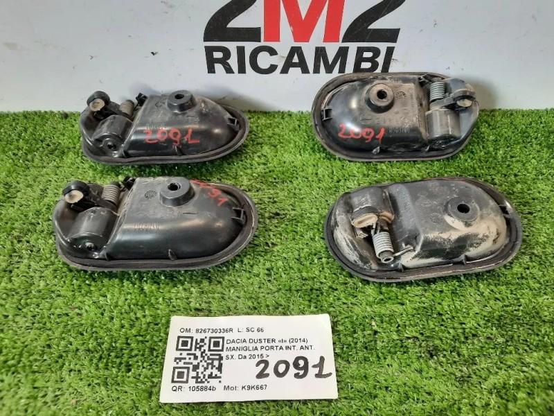 Maniglia Porta INT ANT SX 826730336R Dacia Duster I 2014