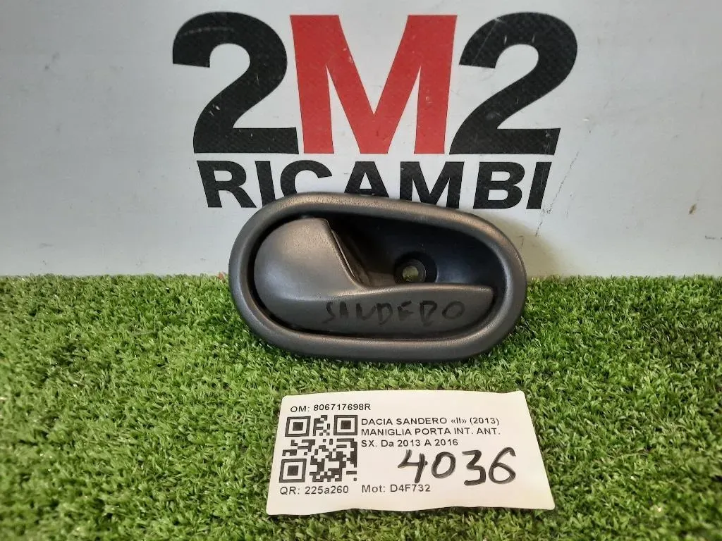 Maniglia Porta INT ANT SX 806717698R Dacia Sandero II 2013
