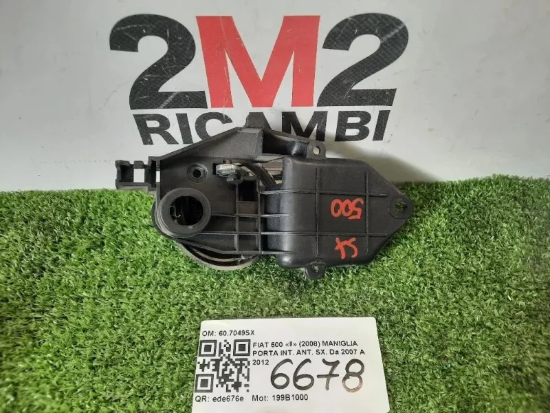 Maniglia Porta INT ANT SX 607049SX Fiat 500 II 2008