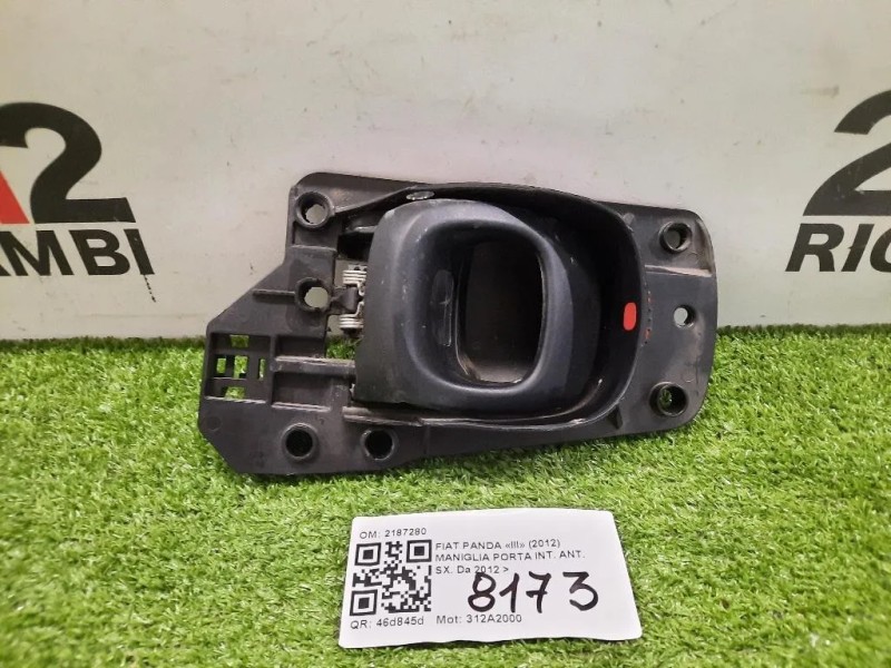 Maniglia Porta INT ANT SX 2187280 Fiat Panda III 2012