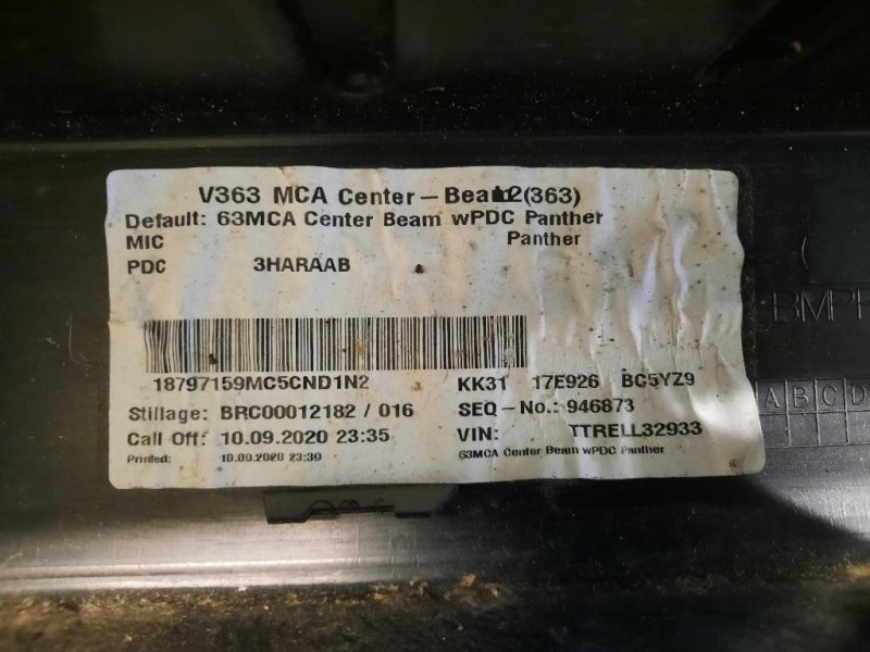 Paraurti Centrale POST 1893399 KK3117E926 Ford Transit VI 2014