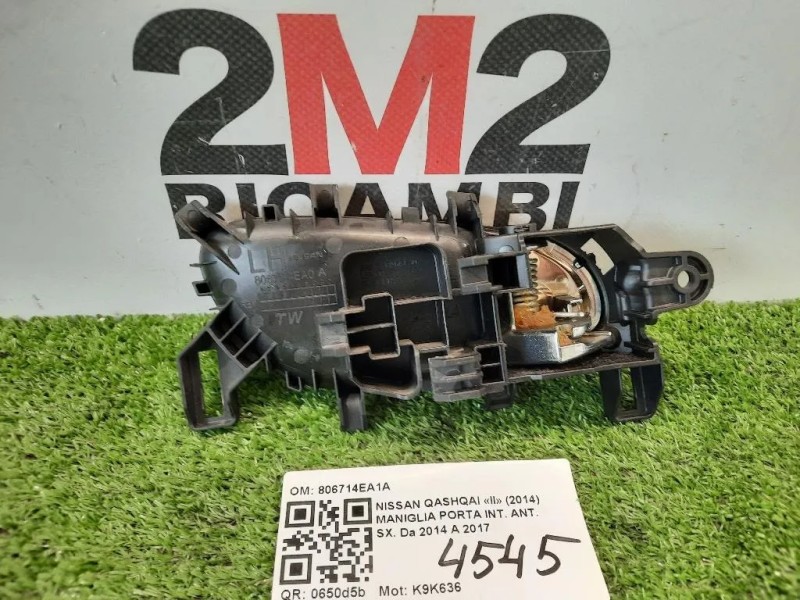 Maniglia Porta INT ANT SX 806714EA1A Nissan Qashqai II 2014