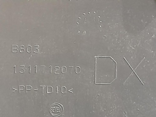 Paraurti Centrale POST DX