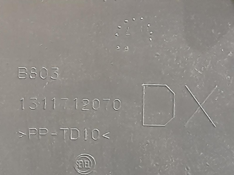 Paraurti Centrale POST DX 1311712070 Citroen Jumper III 2014