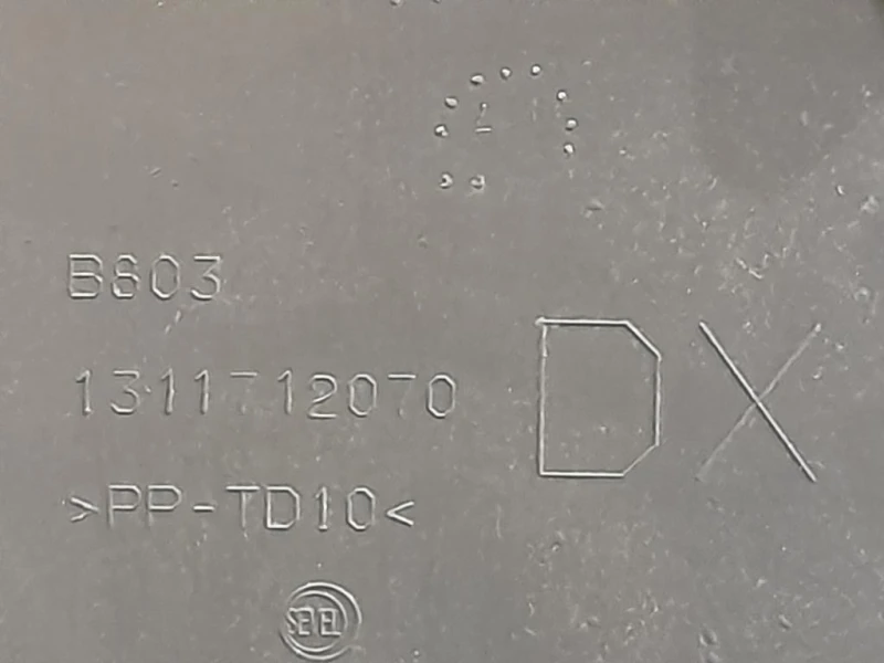 Paraurti Centrale POST DX 1311712070 Citroen Jumper III 2014