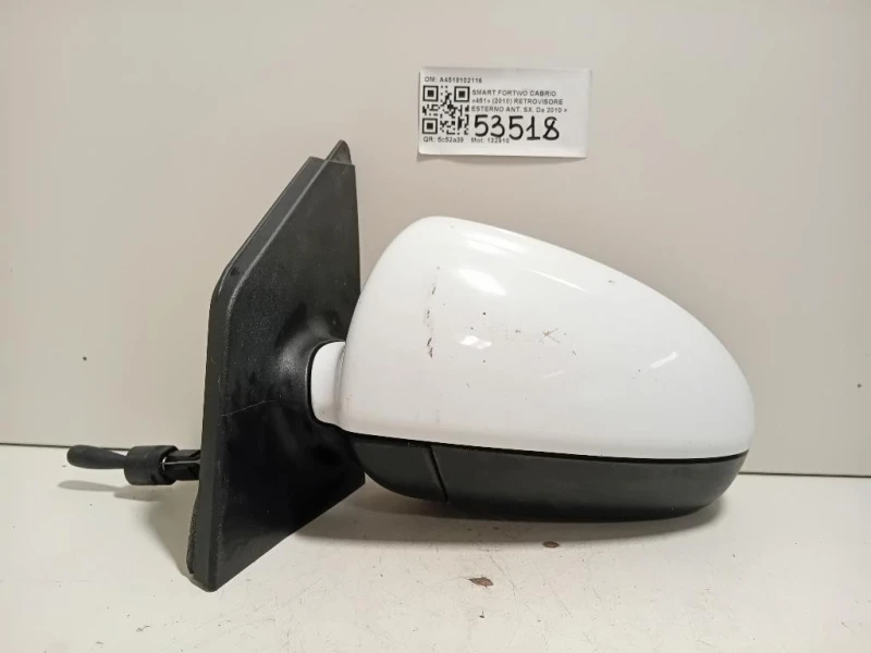 Retrovisore Esterno ANT SX A4518102116 Smart Fortwo Cabrio 451 2010