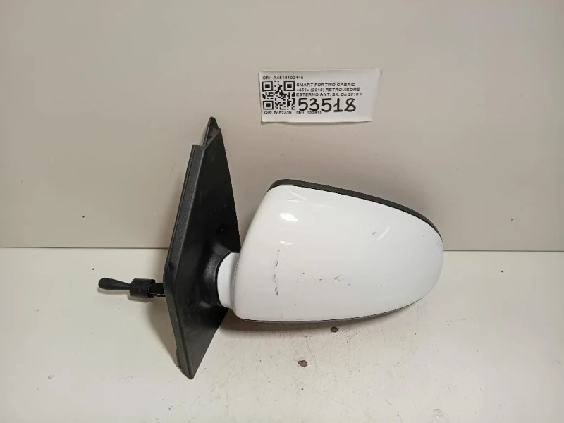 Retrovisore Esterno ANT SX A4518102116 Smart Fortwo Cabrio 451 2010