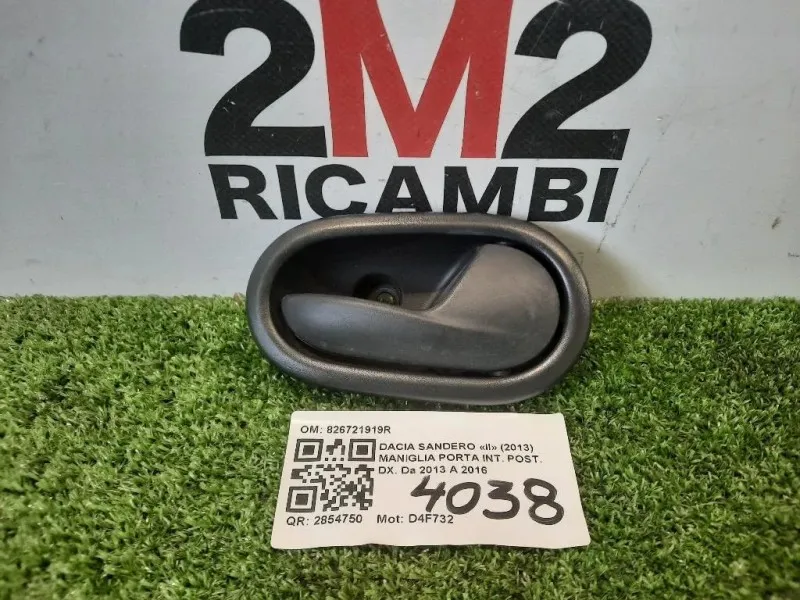 Maniglia Porta INT POST DX 826721919R Dacia Sandero II 2013