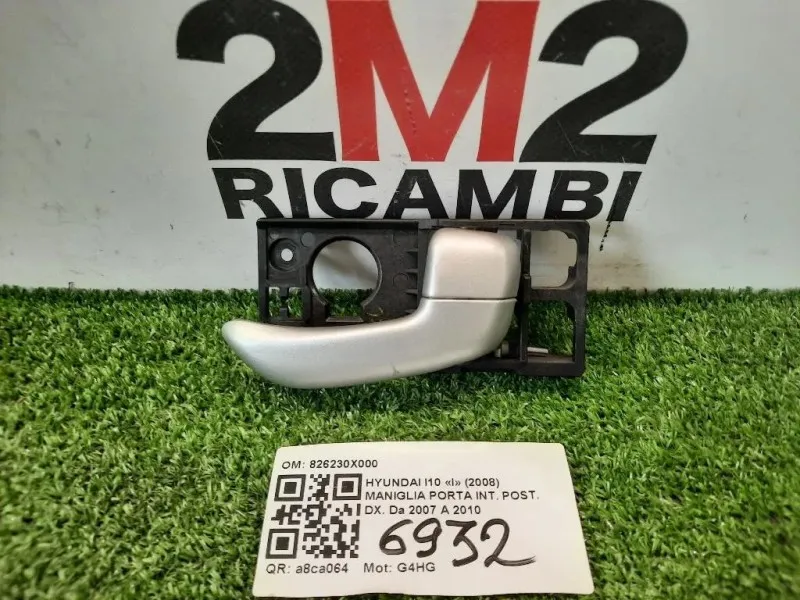 Maniglia Porta INT POST DX 826230X000 Hyundai I10 I 2008