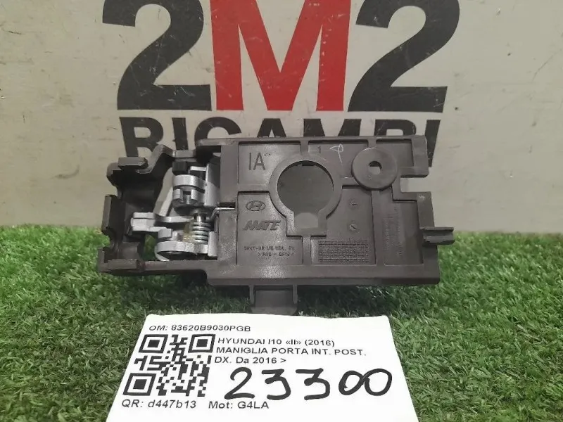 Maniglia Porta INT POST DX 83620B9030PGB Hyundai I10 II 2016
