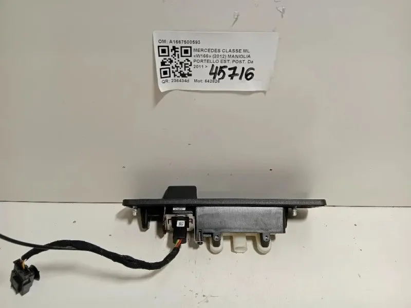 Maniglia Portello EST POST A1667500593 Mercedes Classe ML W166 2012