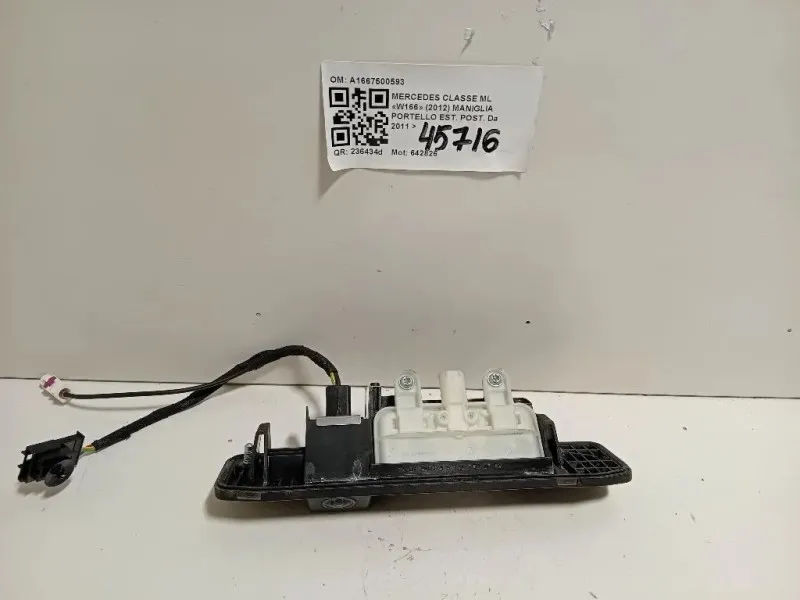 Maniglia Portello EST POST A1667500593 Mercedes Classe ML W166 2012