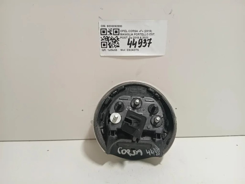 Maniglia Portello EST POST 9830092880 Opel Corsa F 2019