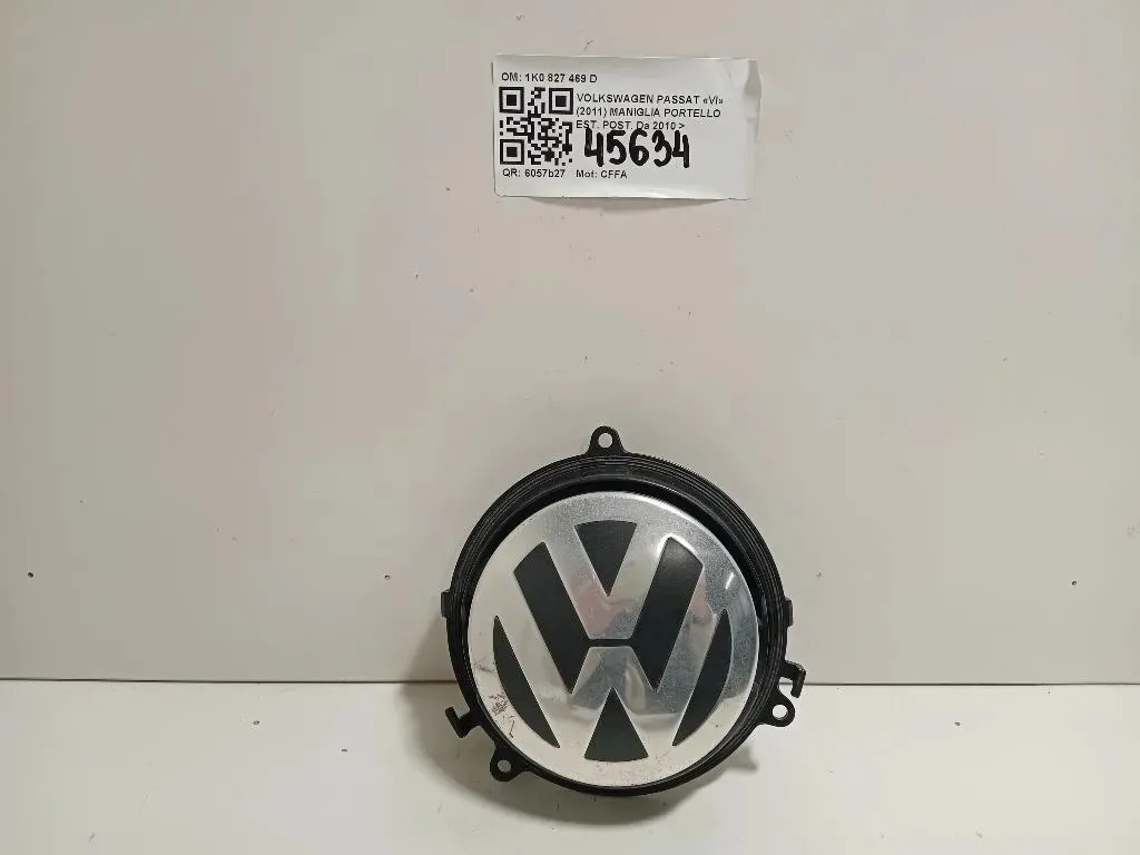 Maniglia Portello EST POST 1K0 827 469 D Volkswagen Passat VI 2011