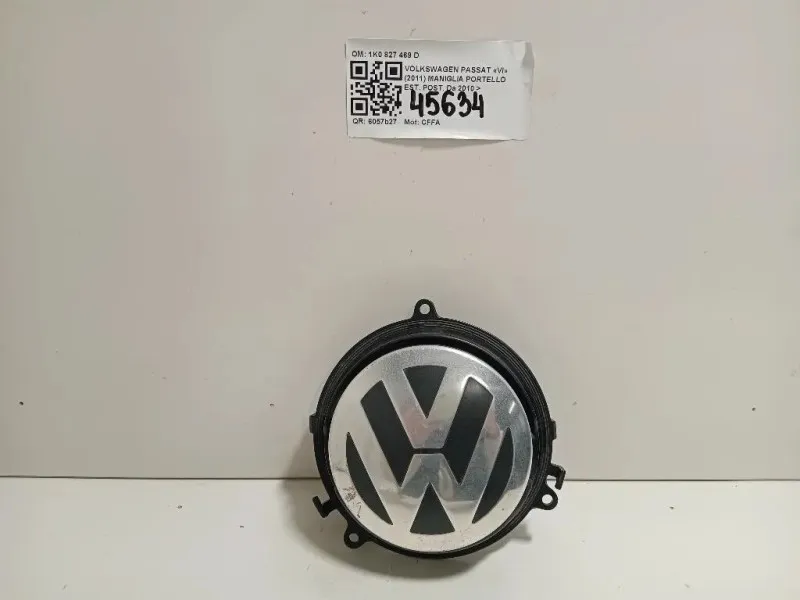 Maniglia Portello EST POST 1K0 827 469 D Volkswagen Passat VI 2011