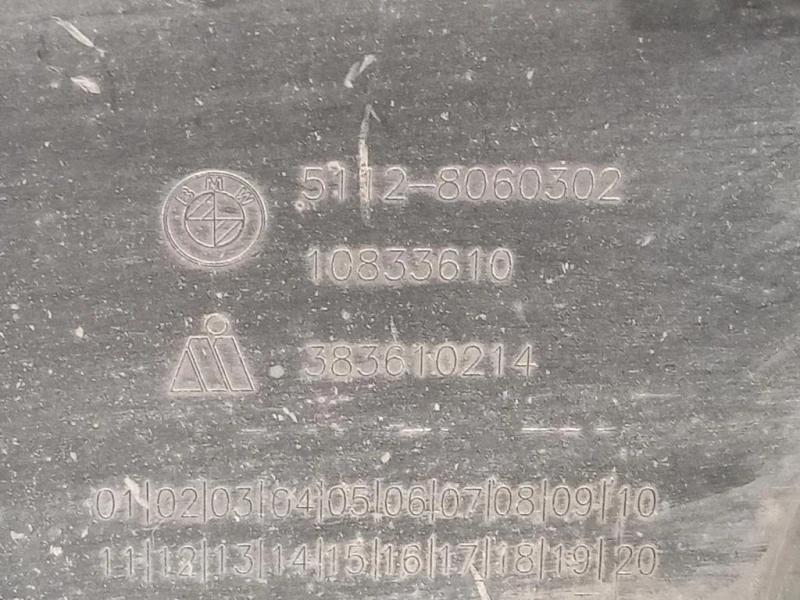 Paraurti INF POST 5112-8060302 Bmw Serie 1 F20 Berlina 2012