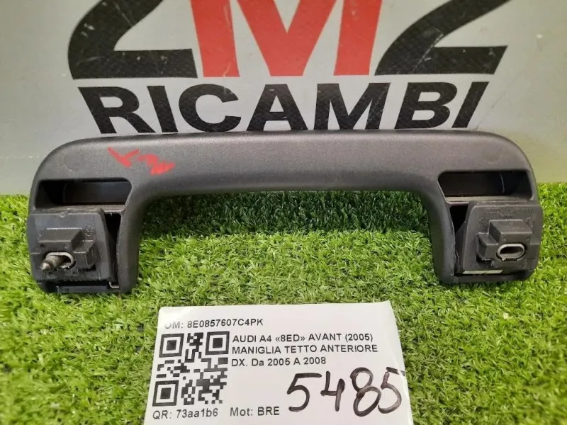 Maniglia Tetto Anteriore DX 8E0857607C ANT DX Audi A4 8ED Avant 2005