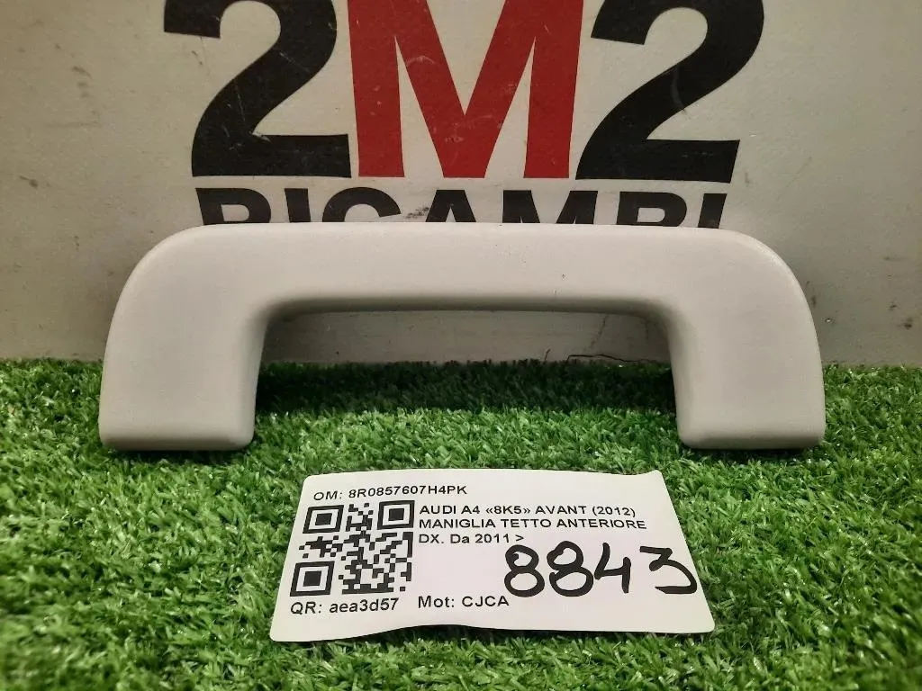 Maniglia Tetto Anteriore DX 8R0857607H4PK Audi A4 8K5 Avant 2012