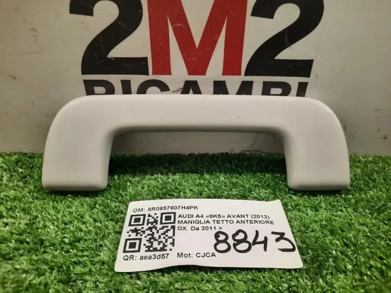 Maniglia Tetto Anteriore DX 8R0857607H4PK Audi A4 8K5 Avant 2012