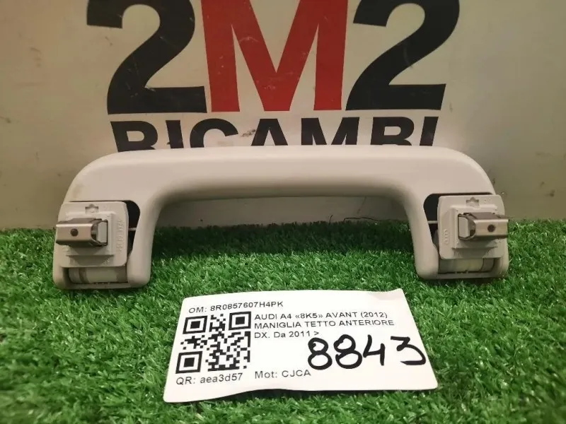 Maniglia Tetto Anteriore DX 8R0857607H4PK Audi A4 8K5 Avant 2012
