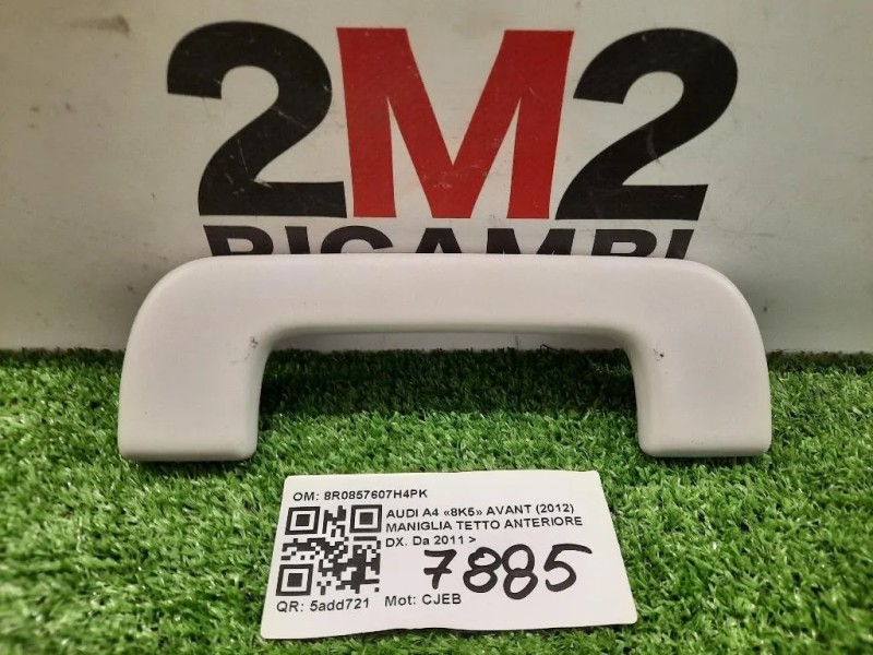 Maniglia Tetto Anteriore DX 8R0857607H4PK ANT DX Audi A4 8K5 Avant 2012 Maniglia Tetto Anteriore DX 8R0857607H4PK ANT DX Audi A4 8K5 Avant 2012