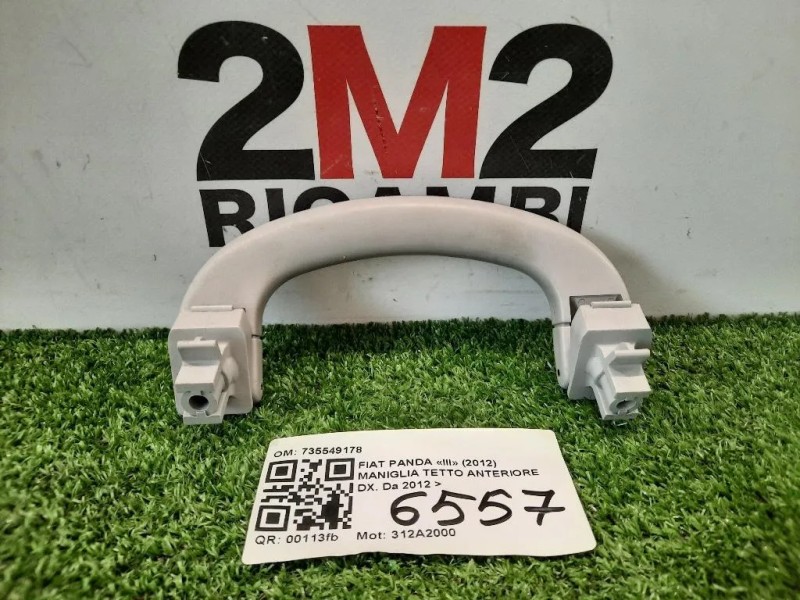 Maniglia Tetto Anteriore DX 735549178 Fiat Panda III 2012
