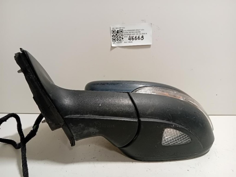 Retrovisore Esterno ANT SX 5K0 857 933 Volkswagen GOLF VI 2009