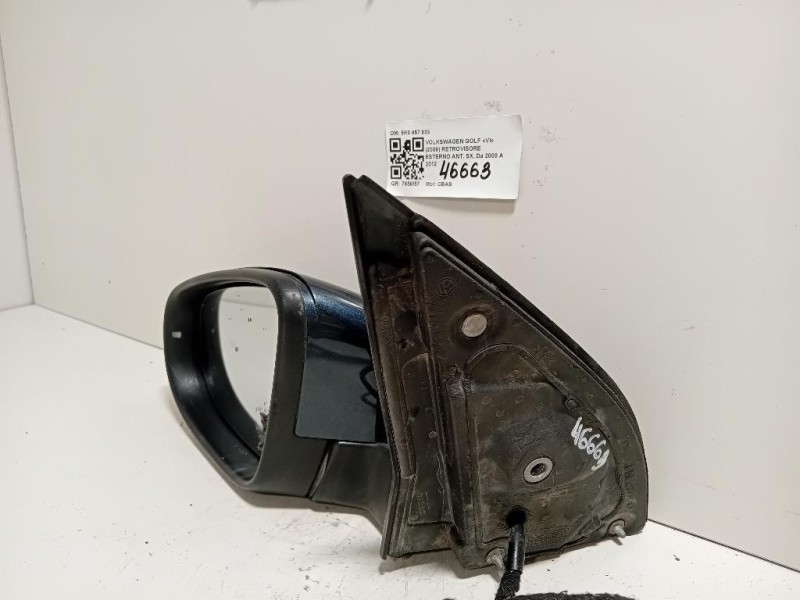 Retrovisore Esterno ANT SX 5K0 857 933 Volkswagen GOLF VI 2009