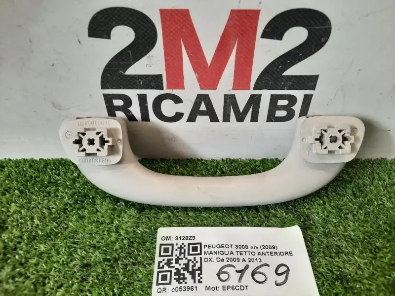 Maniglia Tetto Anteriore DX 9128Z9 ANT DX Peugeot 3008 I 2009