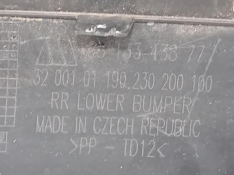Paraurti INF POST 9813343877 Citroen C3 III 2016
