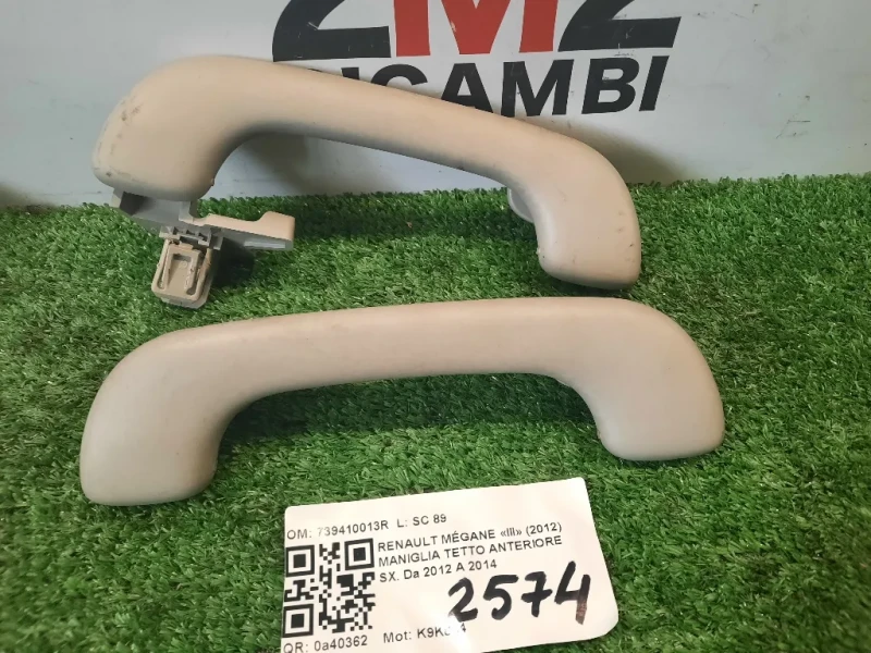 Maniglia Tetto Anteriore SX 739410013R Renault Mégane III 2012