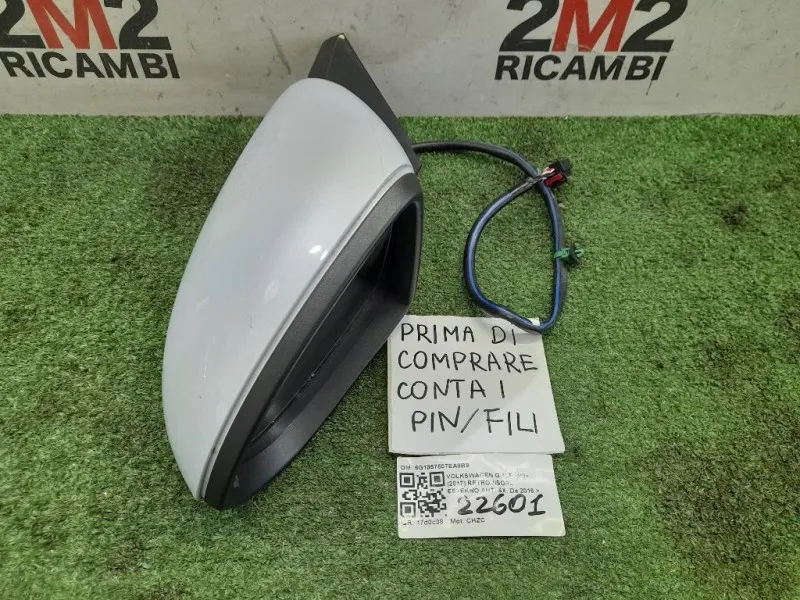 Retrovisore Esterno ANT SX 13 FILI 5G1857507EA9B9 Volkswagen GOLF VII 2017