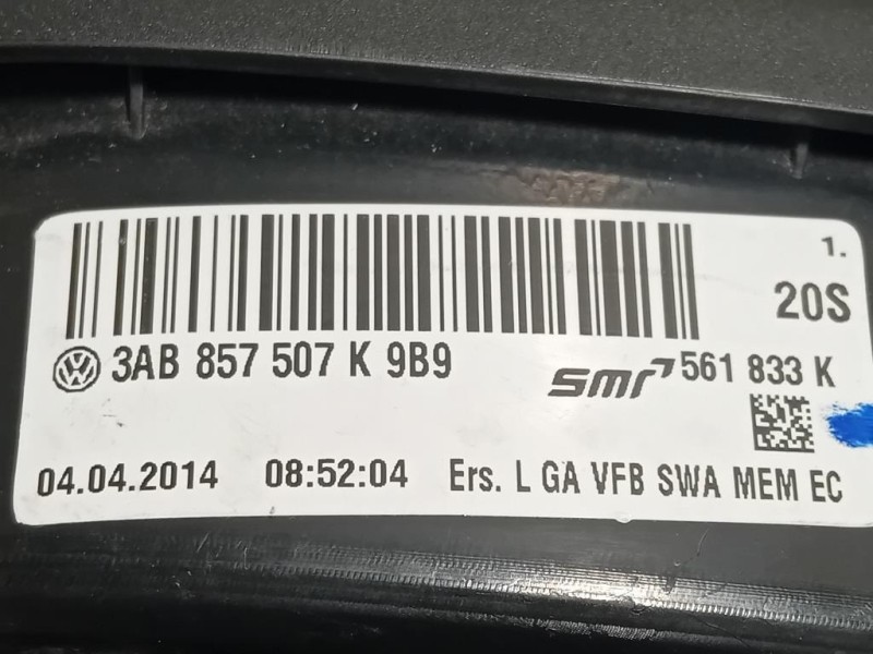 Retrovisore Esterno ANT SX 3AB 857 507 K 9B9 Volkswagen Passat VI 2011