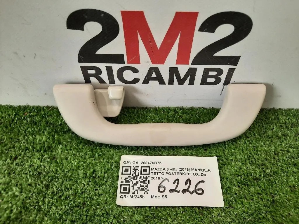 Maniglia Tetto Posteriore DX POST DX Mazda 3 III 2016